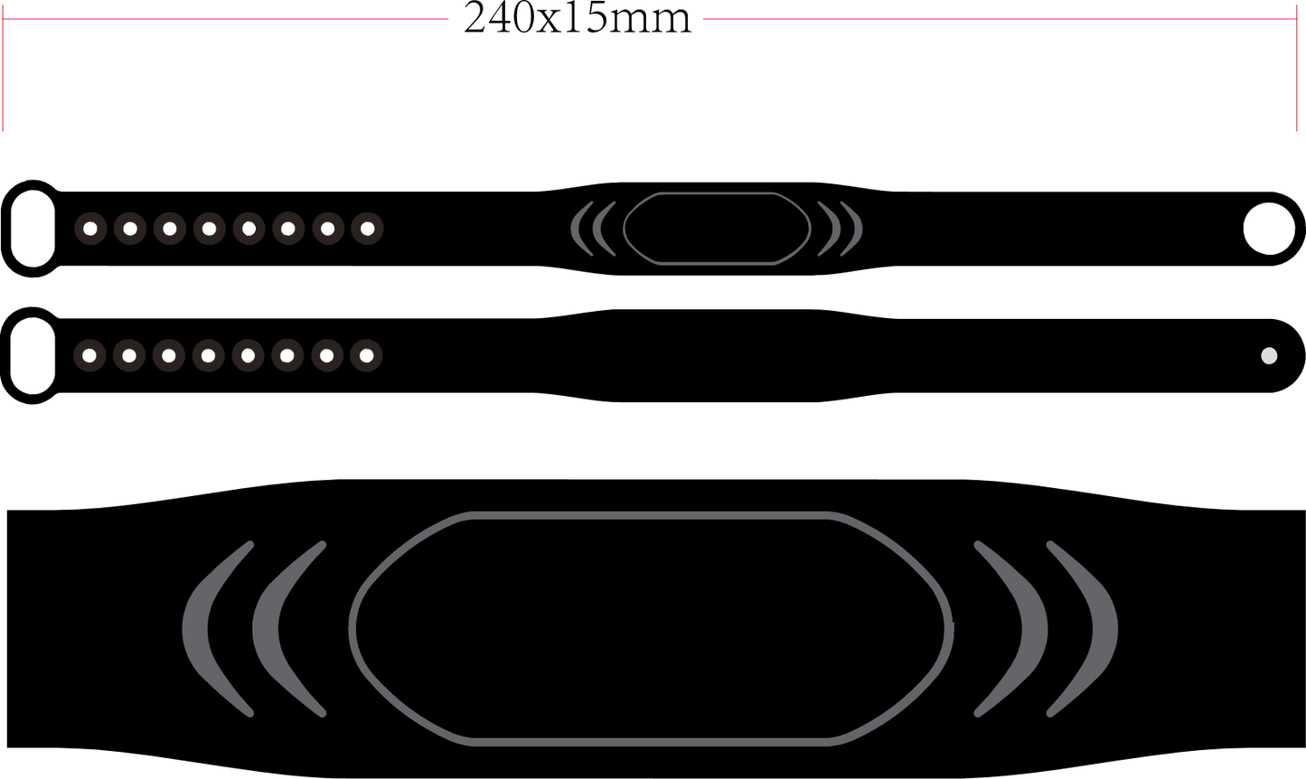 Silikon Armband (A01)