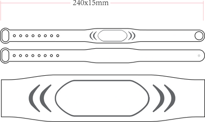 Silikon Armband (A01)