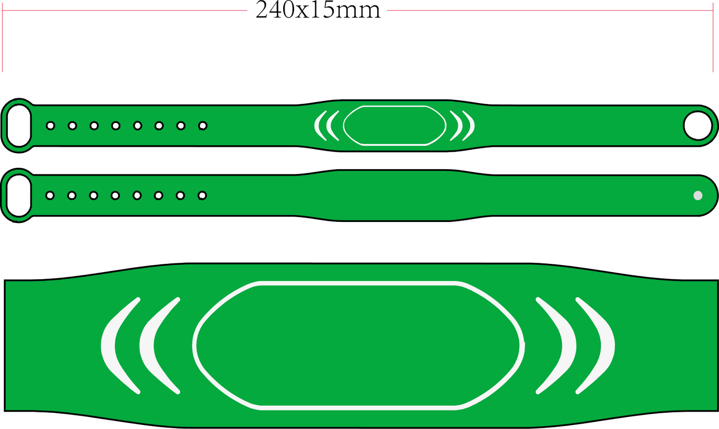 Silikon Armband (A01)