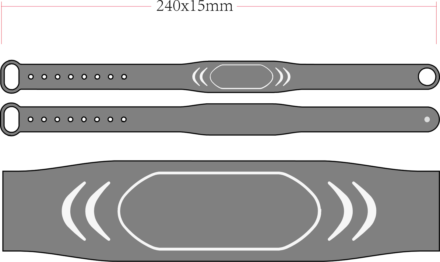 Silikon Armband (A01)