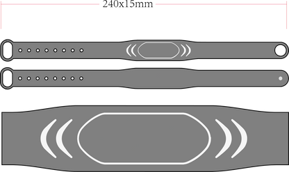 Silikon Armband (A01)