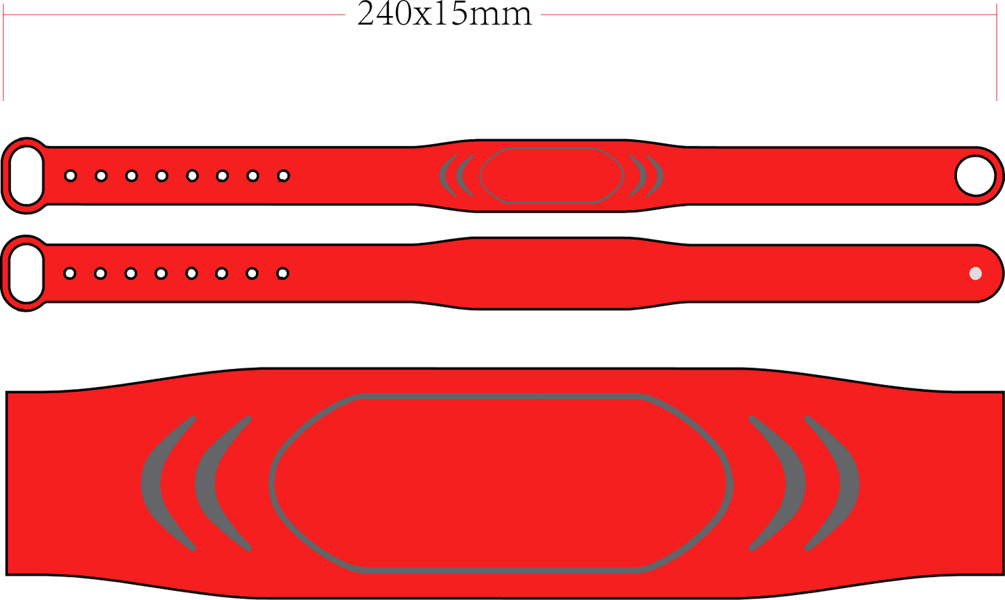 Silikon Armband (A01)