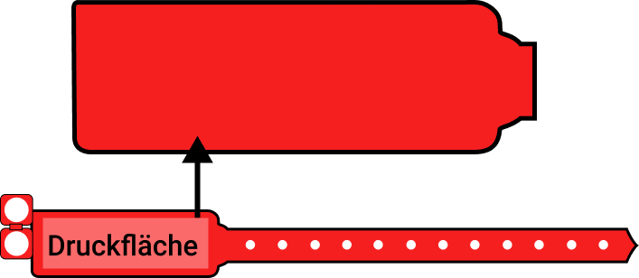 PVC Einweg-Armband (A01)