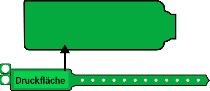 PVC Einweg-Armband (A01)