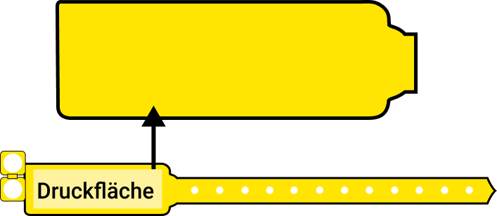 PVC Einweg-Armband (A01)